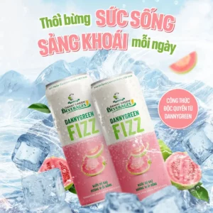 Nước Có Gaz Hương Vị Ổi Hồng DannyGreen Fizz
