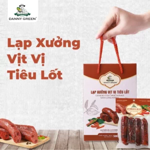 Lạp Xưởng Vịt Vị Tiêu Lốt DannyGreen