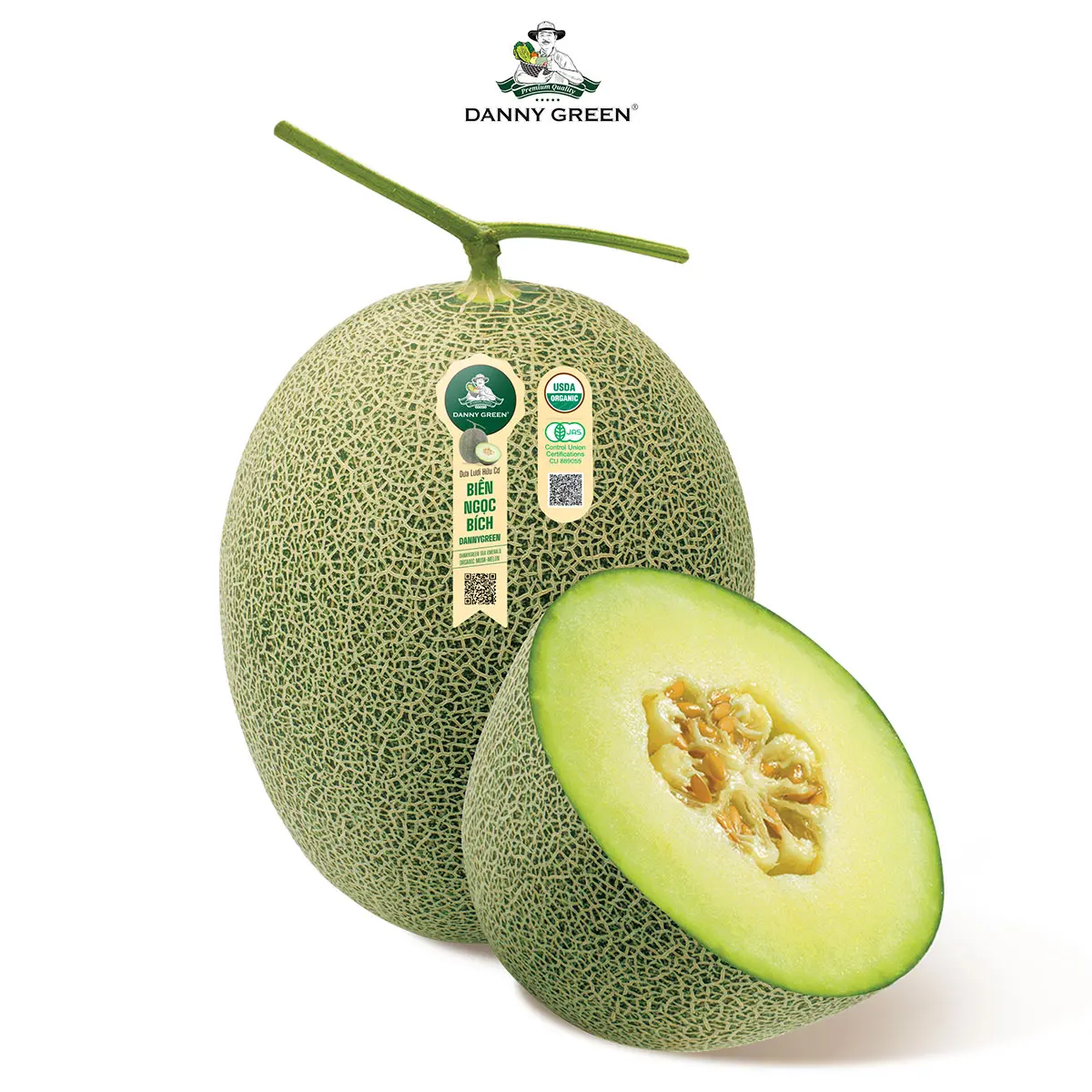 Dưa Lưới Hữu Cơ Biển Ngọc Bích DannyGreen