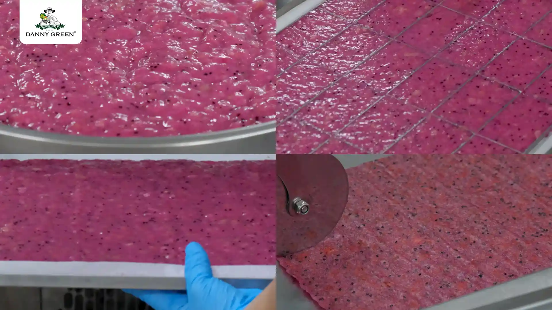 Quy trình sản xuất Chuối Sấy Dẻo Thanh Long DannyGreen