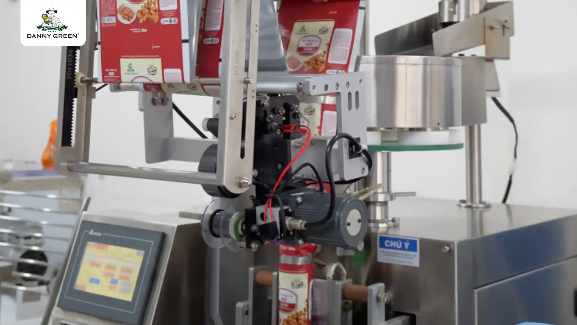 Giai đoạn đóng gói đậu phộng