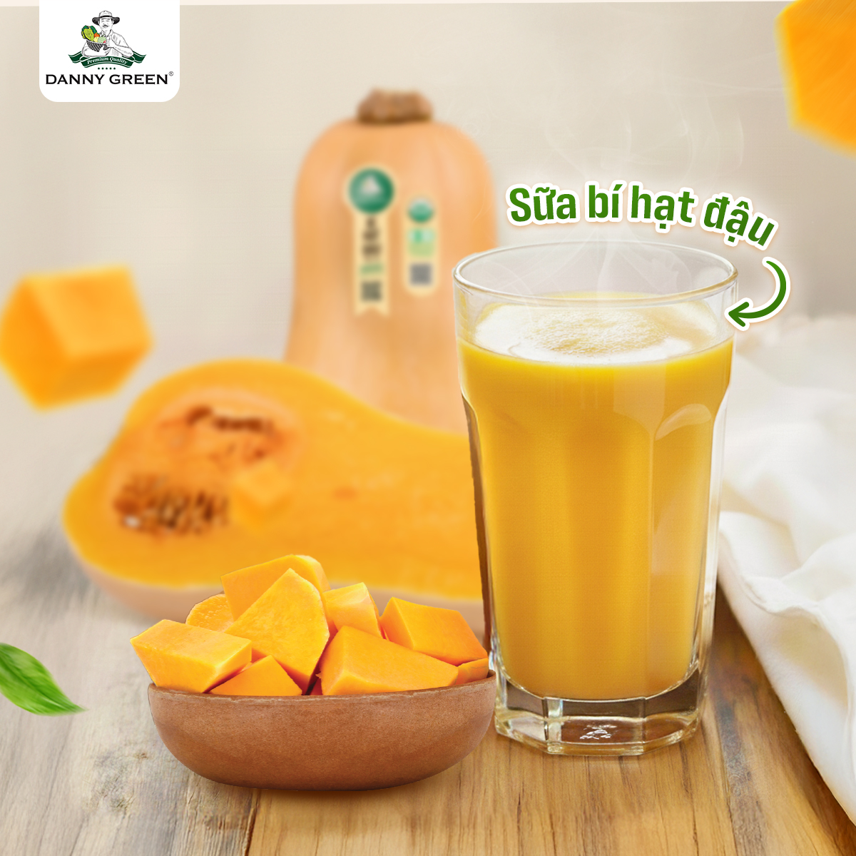 Sữa bí hạt đậu 