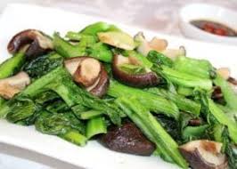 Cải Mèo Hữu Cơ xào nấm