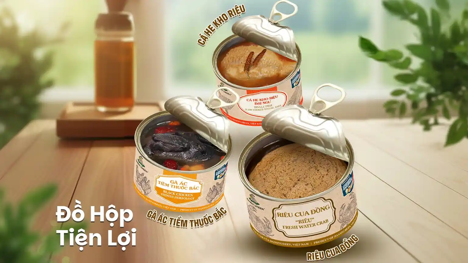 Combo Đồ Hộp DannyGreen – Giải Pháp Tiện Lợi Cho Người Bận Rộn