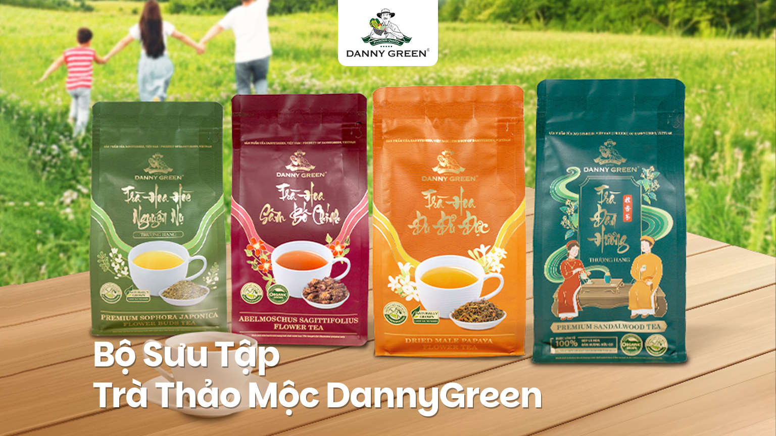 Bộ Sưu Tập Trà Thảo Mộc DannyGreen – Thanh Nhiệt, An Nhiên Mỗi Ngày