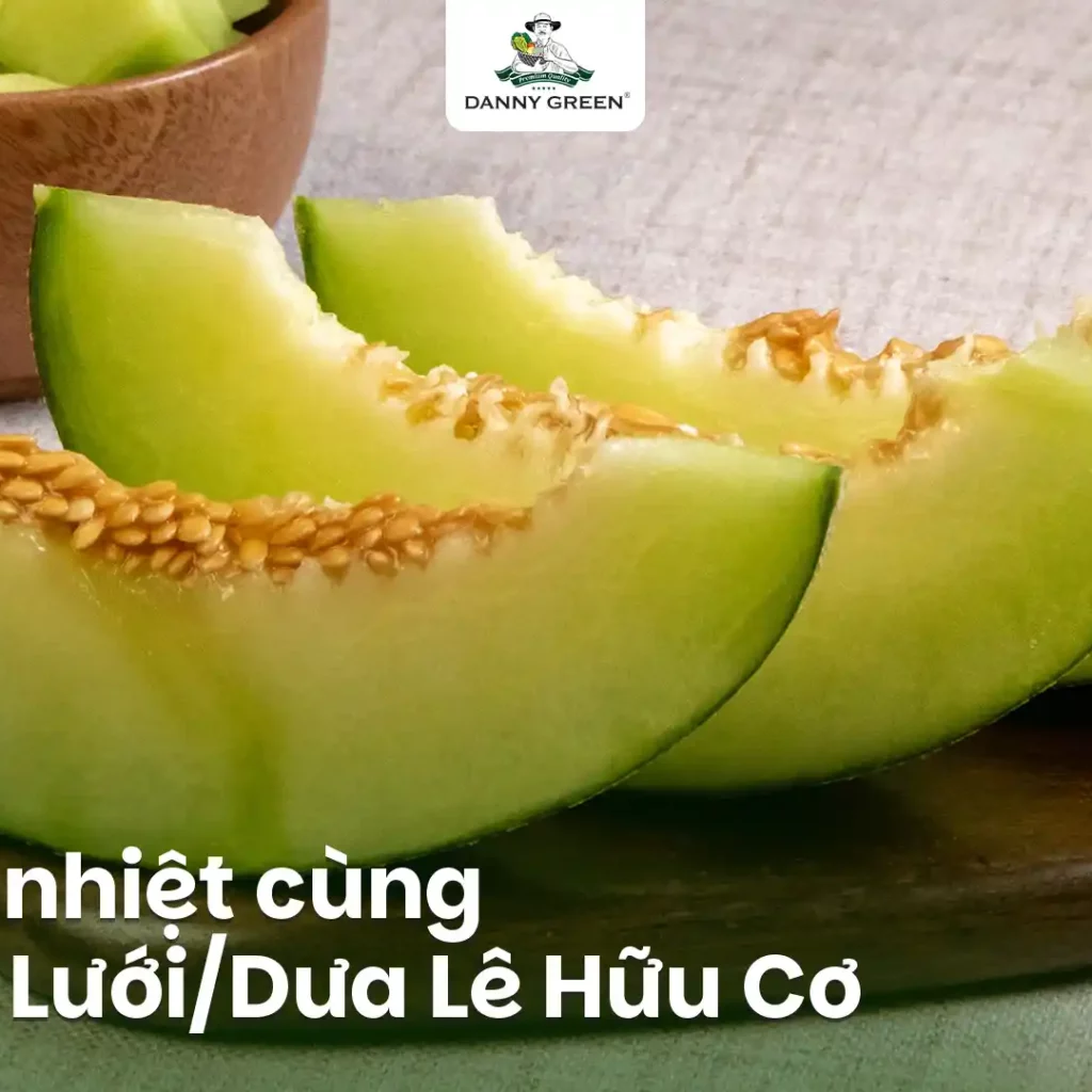 HÈ NÀY, GIẢI NHIỆT BẰNG VỊ NGỌT TỰ NHIÊN TỪ DƯA LƯỚI/DƯA LÊ HỮU CƠ DANNYGREEN