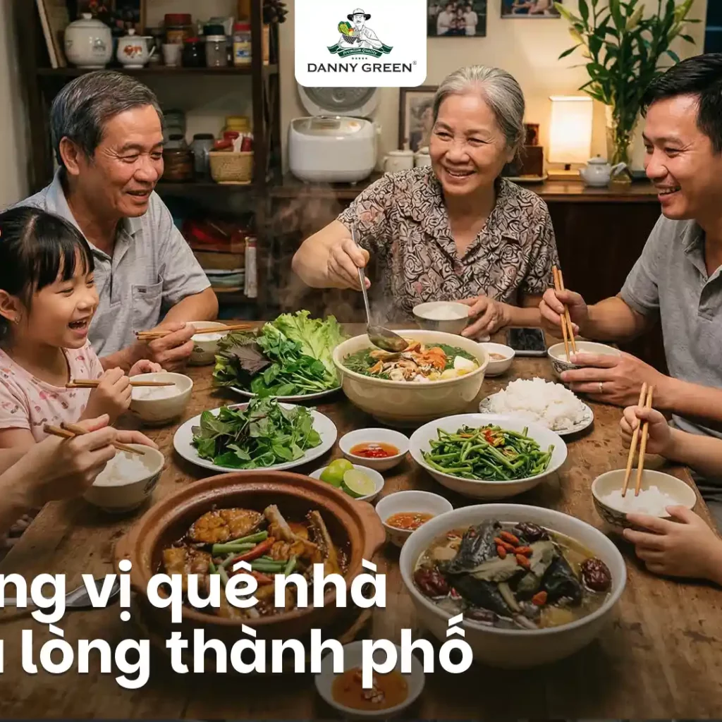 GIỮ LẠI HƯƠNG VỊ CƠM QUÊ GIỮA LÒNG THÀNH PHỐ CÙNG DANNYGREEN