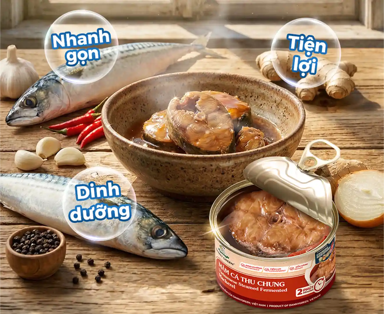 Mắm Cá Thu Chưng DannyGreen
