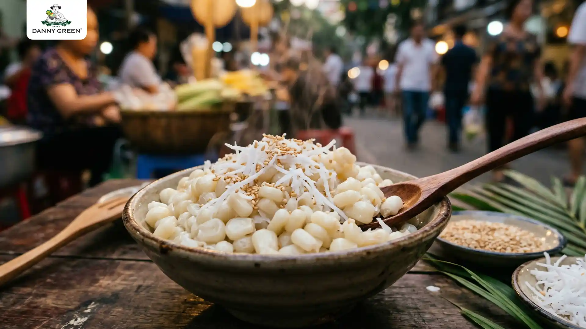 Bắp Nếp Cổ Truyền Bung Nguyên Hạt là nguyên liệu cho các món ăn vặt thanh nhẹ