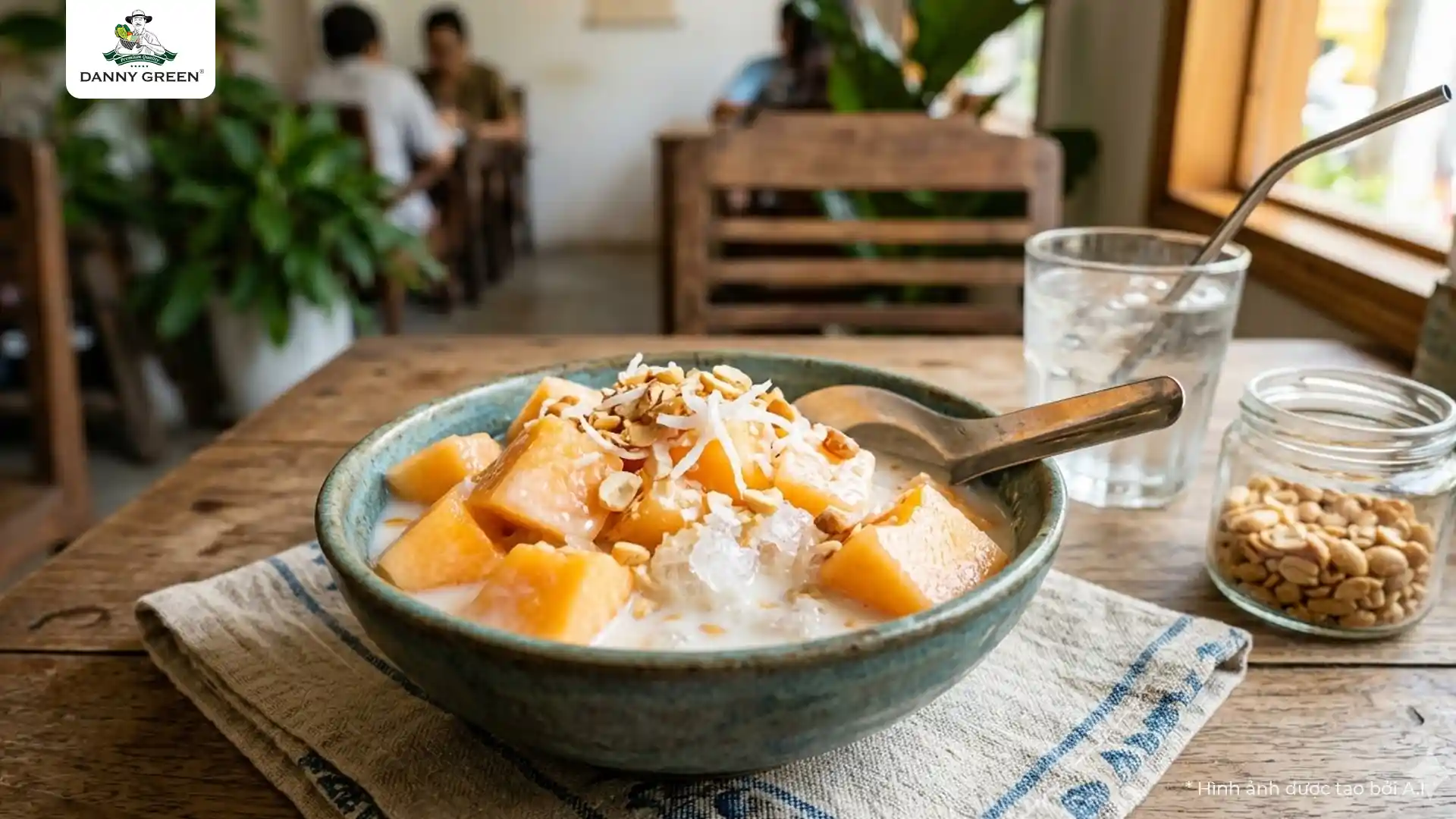 Dưa lưới dầm sữa