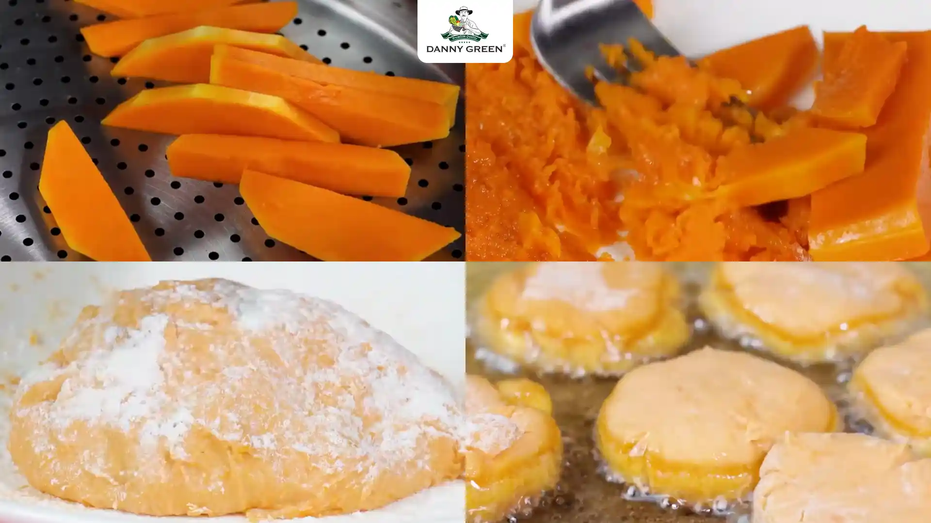 Cách làm bánh bí hạt đậu chiên giòn