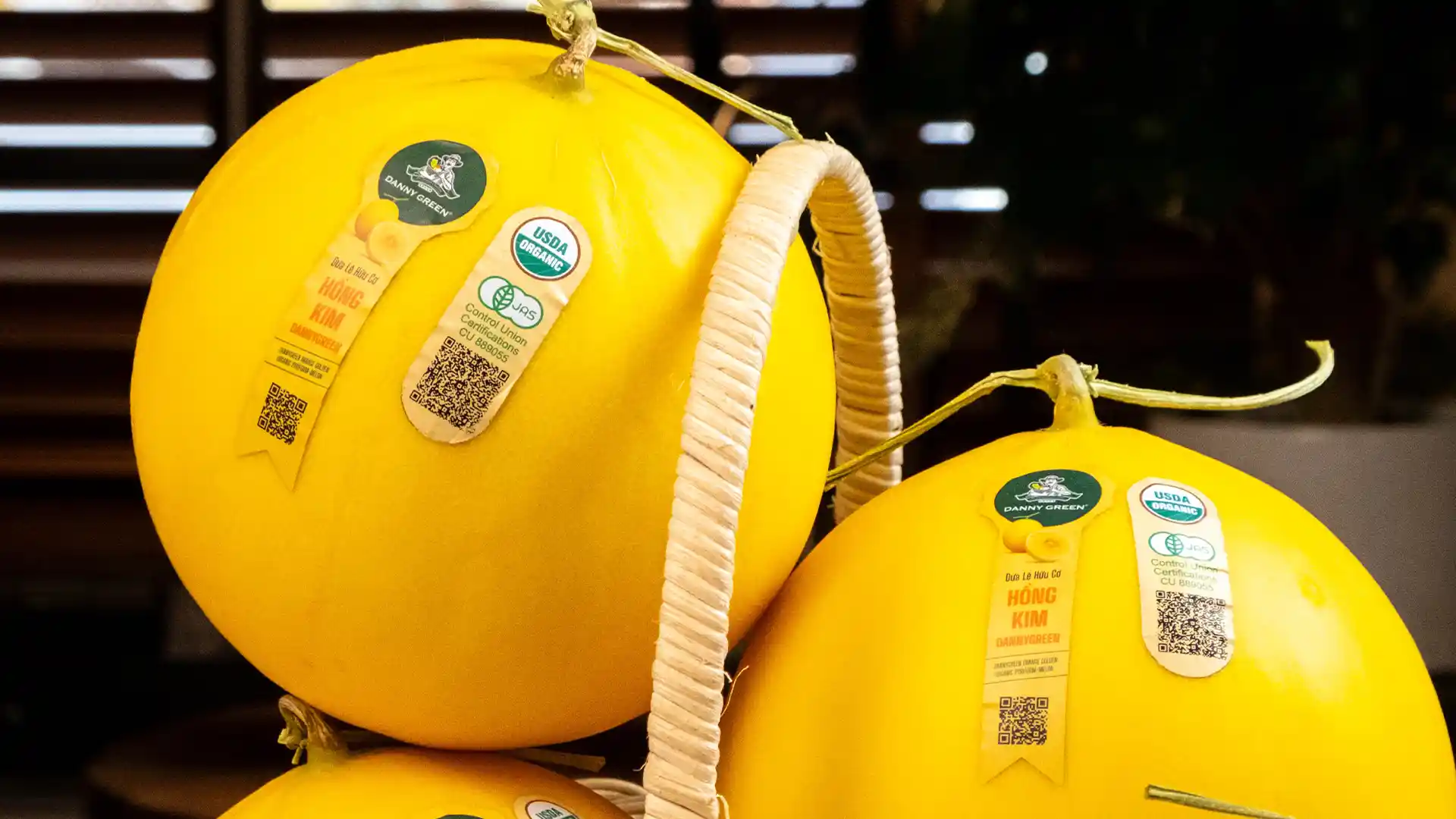 Dưa Lê Hữu Cơ Hồng Kim DannyGreen