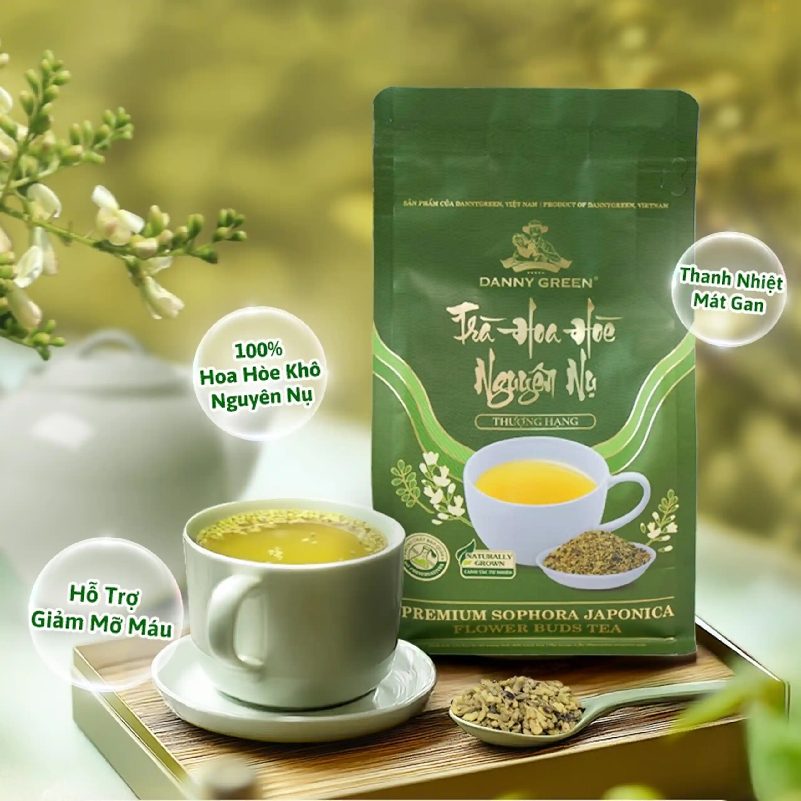 Trà Hoa Hoè Nguyên Nụ Thượng Hạng DannyGreen