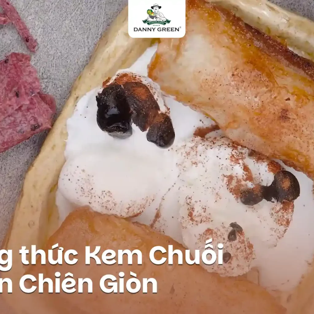 BIẾN TẤU KEM CHUỐI TUỔI THƠ VỚI PHIÊN BẢN CUỘN CHIÊN GIÒN CỰC LẠ