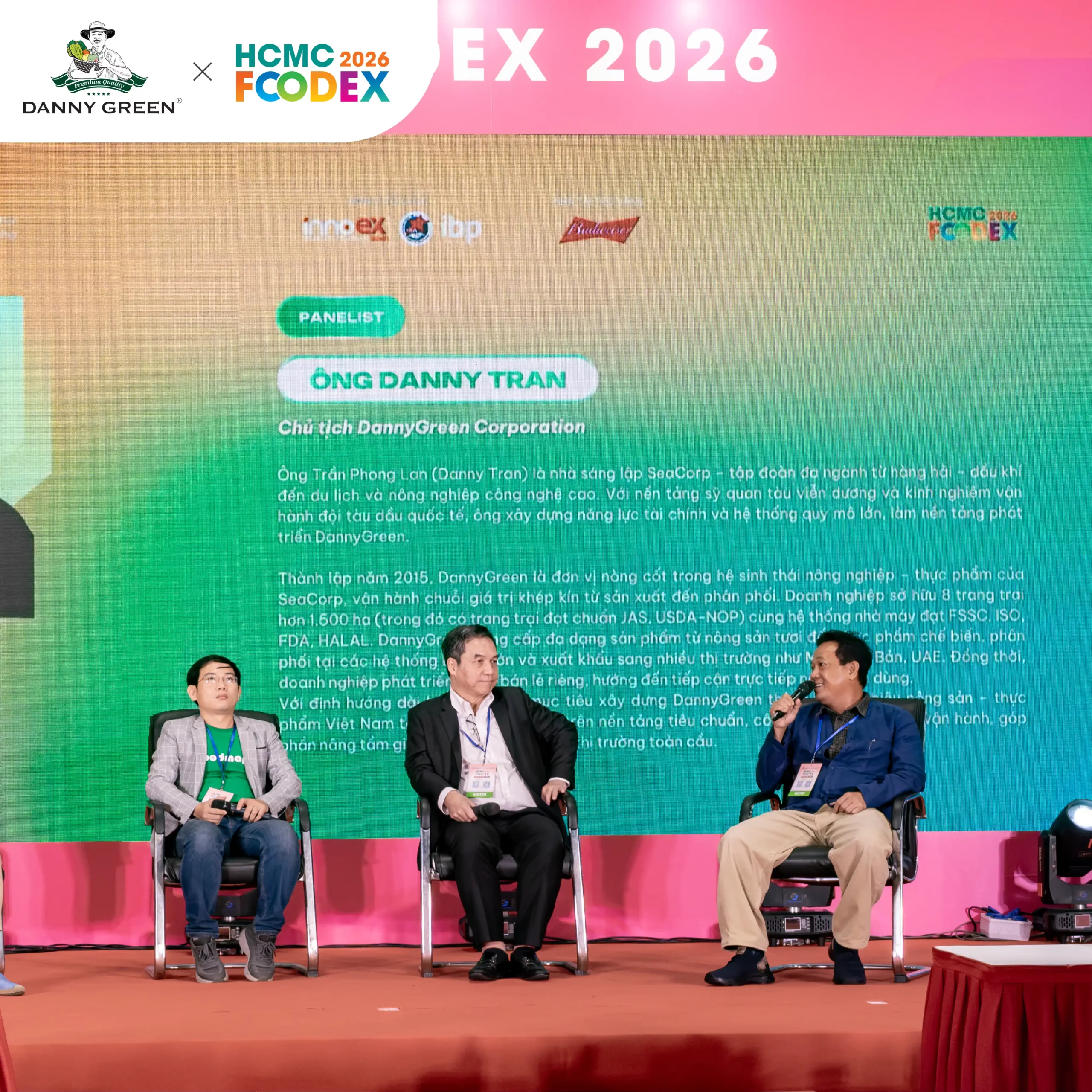 Ông Danny Tran chia sẻ về câu chuyện xuất khẩu nông sản Việt Nam