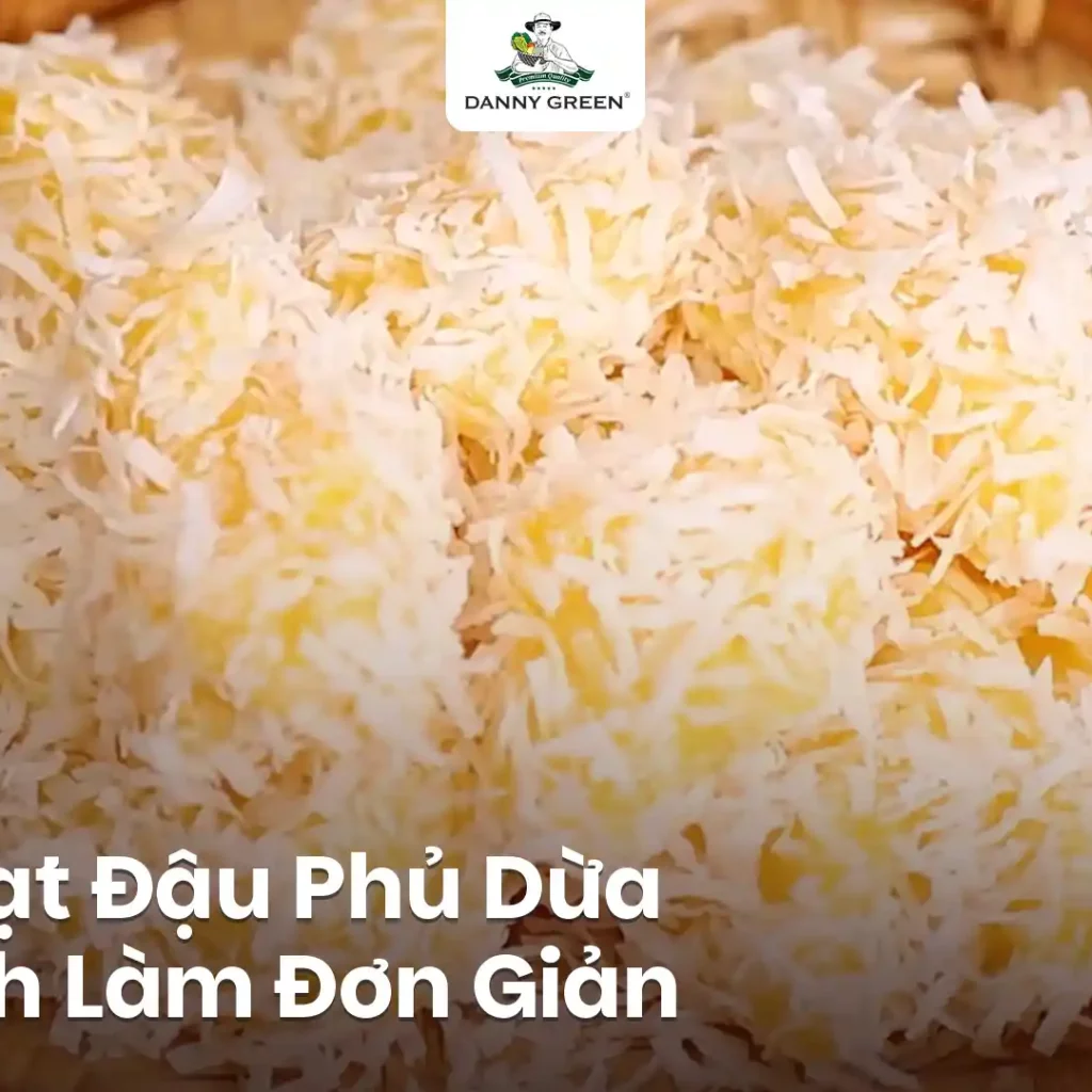 bí hạt đậu phủ dừa
